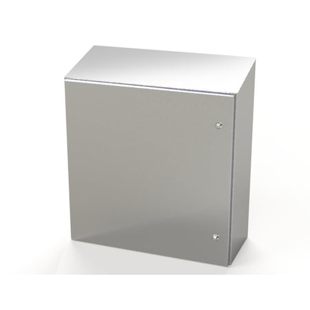 Saginaw Control & Engineering 1/4 Turn Latch Electrical Enclosures, 30 in H, 12 in D, 30 in W, NEMA 3R, 4, 4X, 12, 13 SCE-30K3012SSST